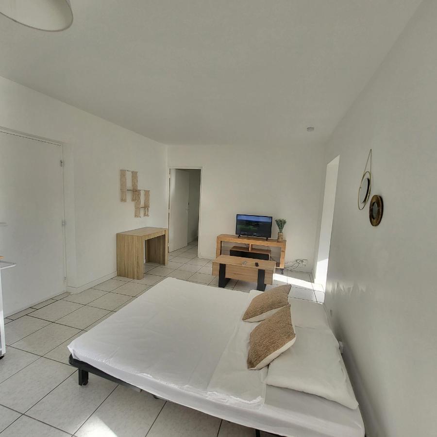 Bel Appartement Avec Jardin De 30M2 , Climatise Avec Parking Et Arrivee Autonome Cabestany Esterno foto